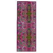 floral geschenktüte für weinflaschen (Vorderseite)