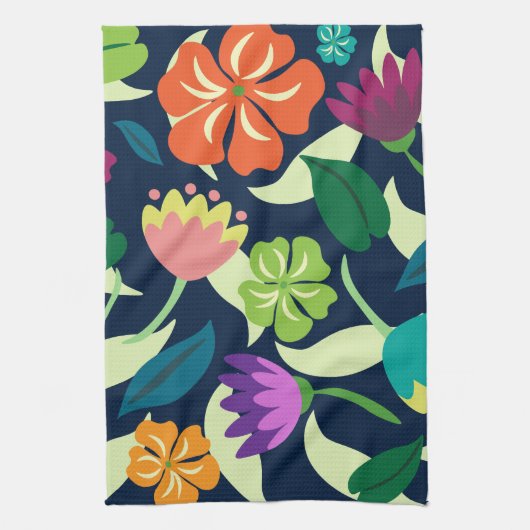 floral geschirrtuch (Vertikal)