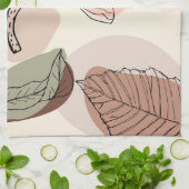 floral geschirrtuch (Gefaltet)