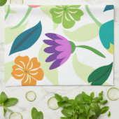 floral geschirrtuch (Gefaltet)