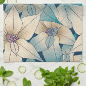 floral geschirrtuch (Gefaltet)