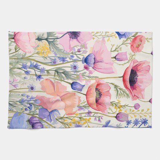 floral geschirrtuch (Horizontal)