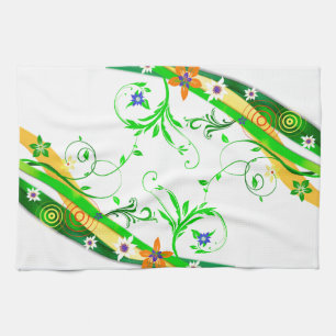 floral geschirrtuch
