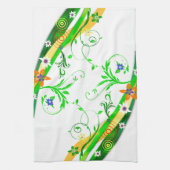 floral geschirrtuch (Vertikal)