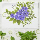 floral geschirrtuch (Gefaltet)