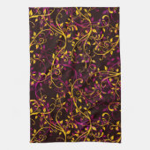 floral geschirrtuch (Vertikal)