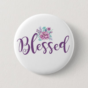Floral gesegnet button