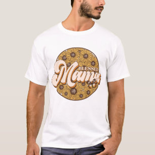 Floral gesegnet Mama T-Shirt