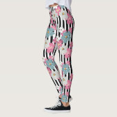 floral, gestreift leggings (Links)