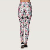 floral, gestreift leggings (Rückseite)