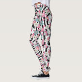 floral, gestreift leggings (Links)