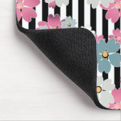 floral, gestreift mousepad (Ecke)