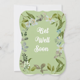 Floral Get Well bald Greetings