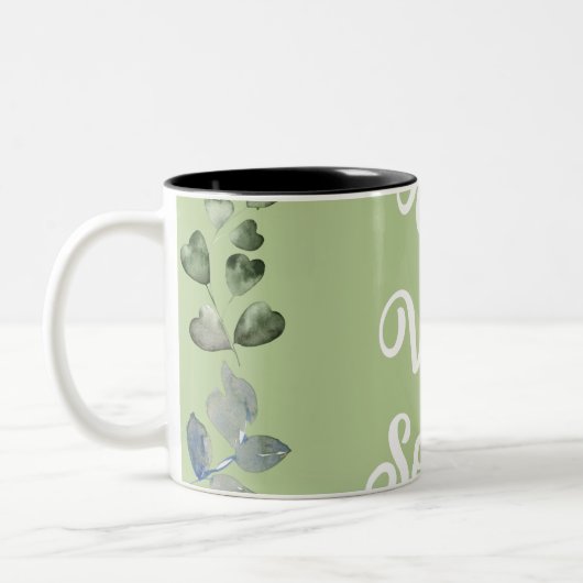 Floral Get Well bald Greetings Tasse (Links)