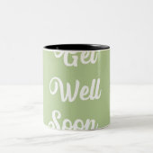Floral Get Well bald Greetings Tasse (Mittel)
