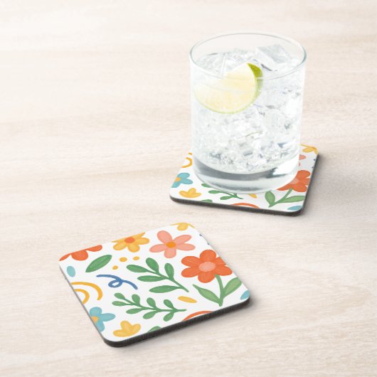 floral getränkeuntersetzer (Rechte Seite)