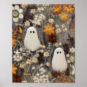 Floral Ghost Art Poster (Vorne)