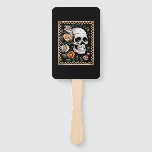 Floral Ghost Fall Boho Halloween 2 Fächer (Vorderseite)