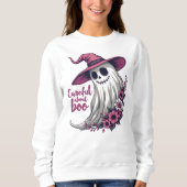 Floral Ghost Halloween Sweatshirt (Vorderseite)