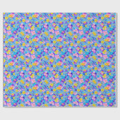 Floral Gift Wrap Geschenkpapier (Flach)