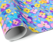Floral Gift Wrap Geschenkpapier (Rolleneckpunkt)