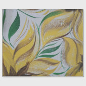 Floral Gift Wrap Geschenkpapier (Flach)