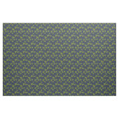 Floral Gingko Leaf blaues Muster Stoff (Fat Quarter (45,7 x 55,9 cm))