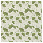 Floral Gingko Leaf Muster Stoff (Nahaufnahme)