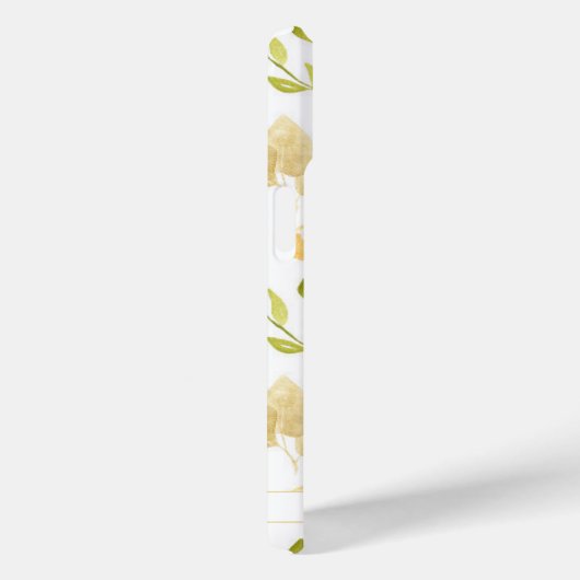 Floral Girly Monogram Case-Mate iPhone Hülle (Rückseite / Rechts)