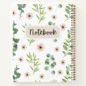 Floral Girly NoteBook Notizblock (Rückseite)