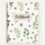 Floral Girly NoteBook Notizblock (Vorderseite)