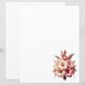 Floral Gladiolus Paper Sheet (Vorne/Hinten)