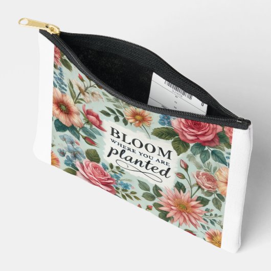 Floral Glow Accessoire Beutel fett & schön Design (Offen)