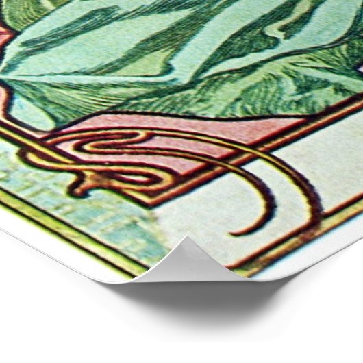 Floral Goddess Poster (Ecke)