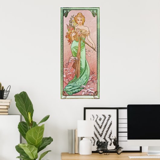 Floral Goddess Poster (Heimbüro)