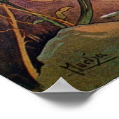 Floral Goddess Poster (Ecke)