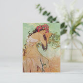 Floral Goddess Postkarte (Stehend Vorderseite)