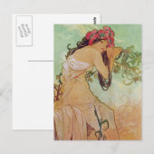 Floral Goddess Postkarte (Vorne/Hinten)