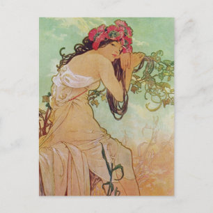 Floral Goddess Postkarte