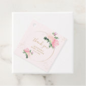 Floral Gold Baby Dusche Geschenkanhänger (Beispiel)