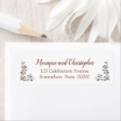 Floral Gold Copper Burgundy Wedding (Insitu)