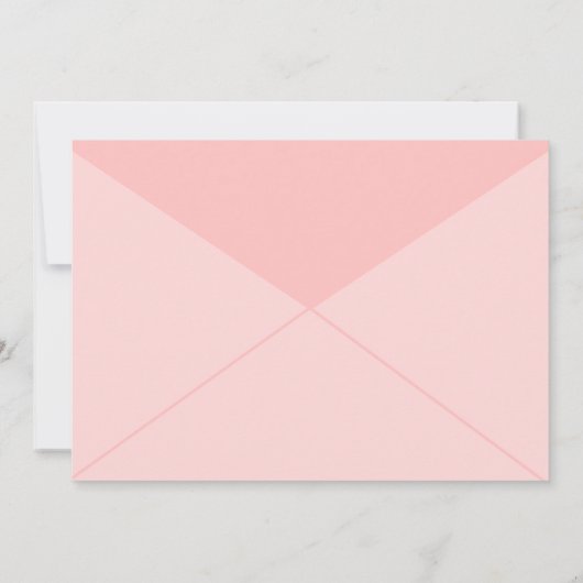 Floral gold Glitzer Streifen Babydusche per Post Einladung (Rückseite)