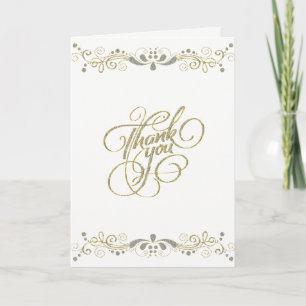 Floral Gold Lace Danke Typografie