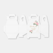 Floral Gold Romantic Danke Hochzeit Geschenkschachtel (Ungefaltet)