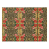 Floral Gold Schönes elegantes Muster Tischdecke (Vorderseite (Horizontal))