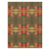 Floral Gold Schönes elegantes Muster Tischdecke (Vorderseite)