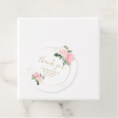 Floral Gold Vielen Dank Geschenkanhänger (Beispiel)