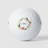 Floral Golf Balls Golfball (Vorderseite)