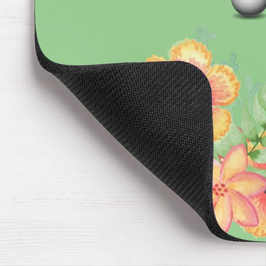 Floral Golfer Balls Mouse Pad! Mouse Pad Mousepad (Ecke)