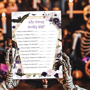 Floral Gothic Coffin Wer Daddy Best Game kennt